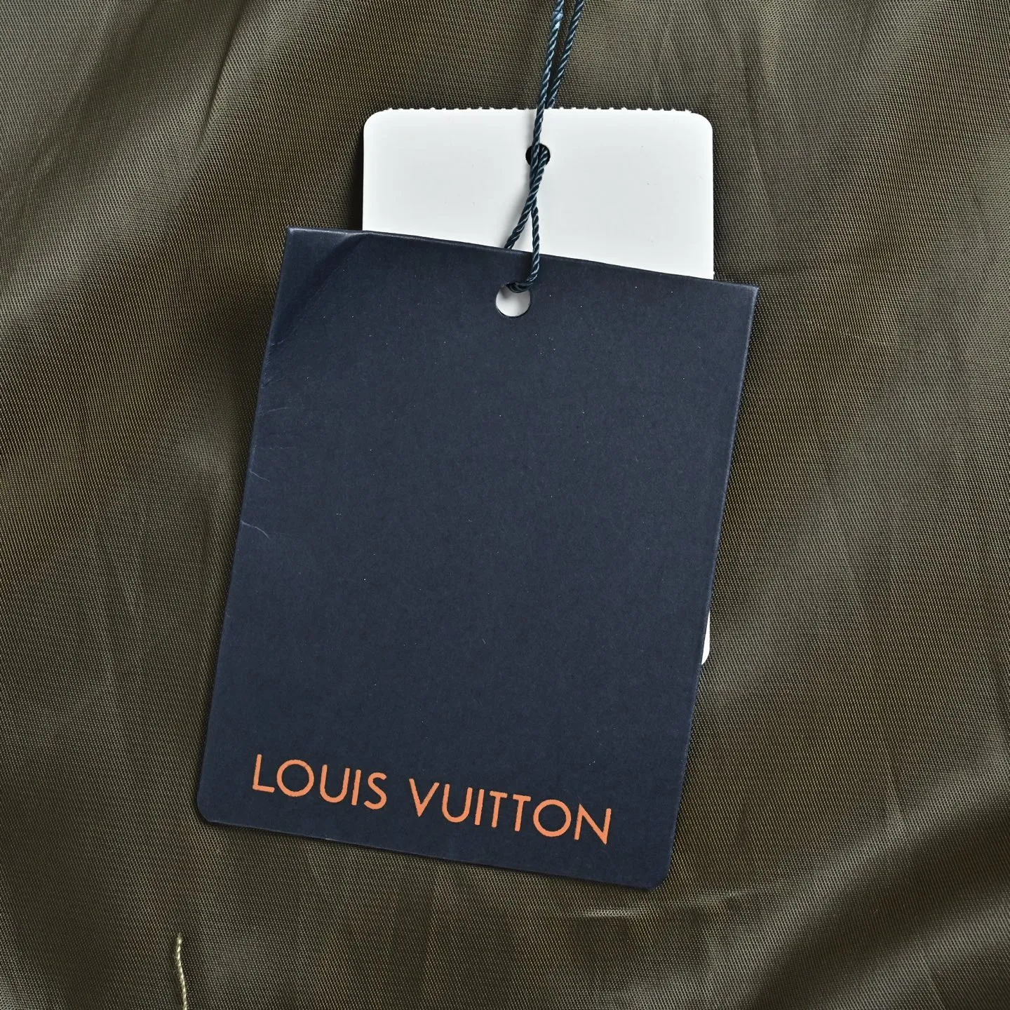 Louis Vuitton/Louis Vuitton Presbyopia printed beaded denim hooded jacket